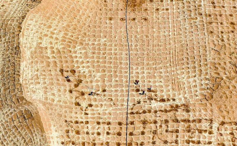 Gansu : Minqin va construire une ceinture verte à bords fermés de 380 km pour renforcer la barrière de sécurité écologique