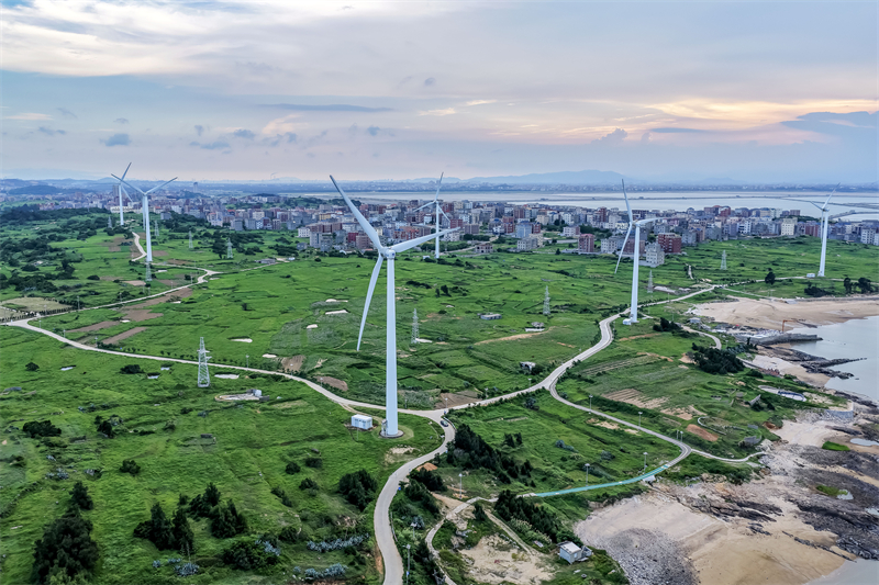 Fujian : le paysage pittoresque des éoliennes à Fuzhou