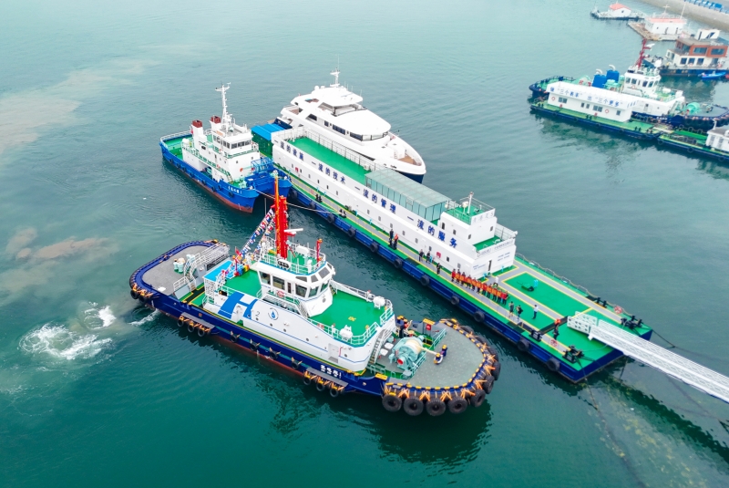 Shandong : mise en service du premier remorqueur électricité-hydrogène de Chine à Qingdao