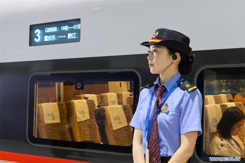 Chine : mise en service d'un tron?on clé de la ligne à grande vitesse Chongqing-Xiamen