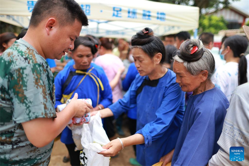 Guizhou : les efforts de secours se poursuivent à Rongjiang après les inondations
