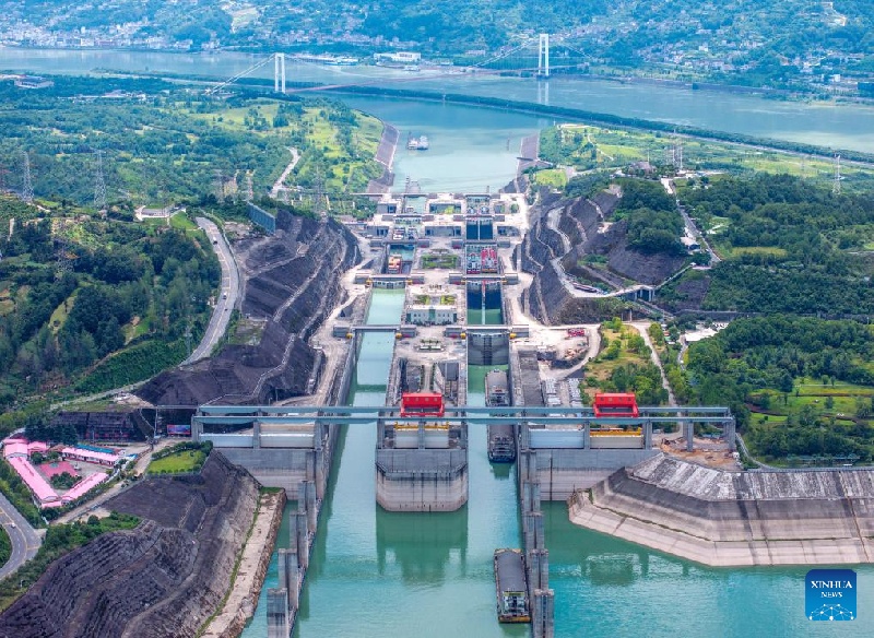 Le débit de fret via le barrage des Trois Gorges a atteint 83 millions de tonnes au premier semestre 2025