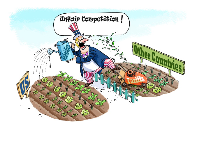 Commentaire illustré de la politique industrielle américaine : ? Deux poids, deux mesures ?