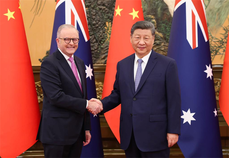 Xi Jinping rencontre le Premier ministre australien à Beijing