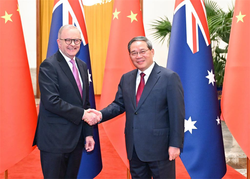 La Chine se dit prête à approfondir et à élargir sa coopération bilatérale avec l'Australie