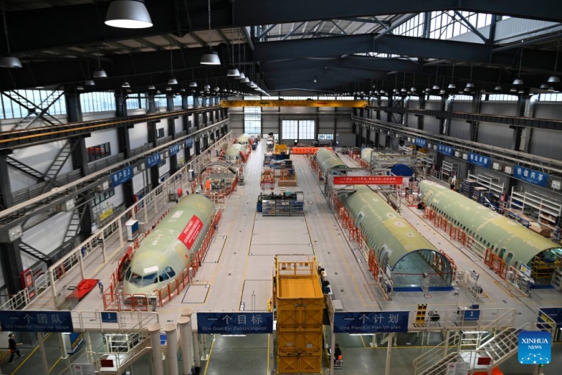 L'équipement du fuselage de l'A321, l'avion à fuselage étroit le plus vendu d'Airbus, débute en Chine