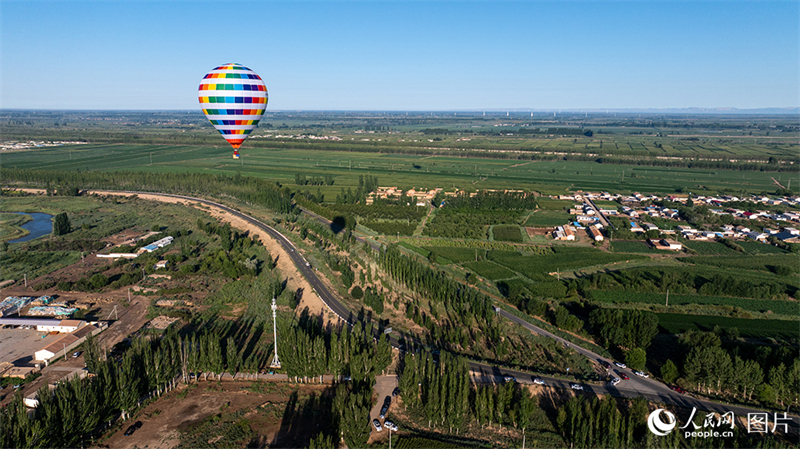 Mongolie intérieure : le Concours national de ballons à air chaud à Dengkou