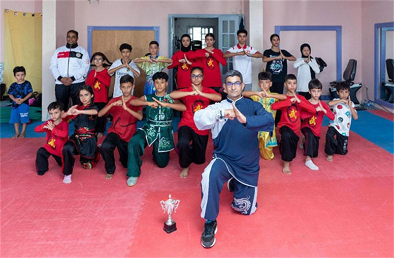 En visite dans une école de kung-fu en Tunisie