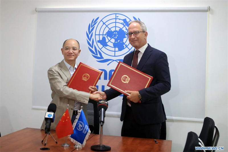 (Xinhua/Mohammad Abu Ghosh)