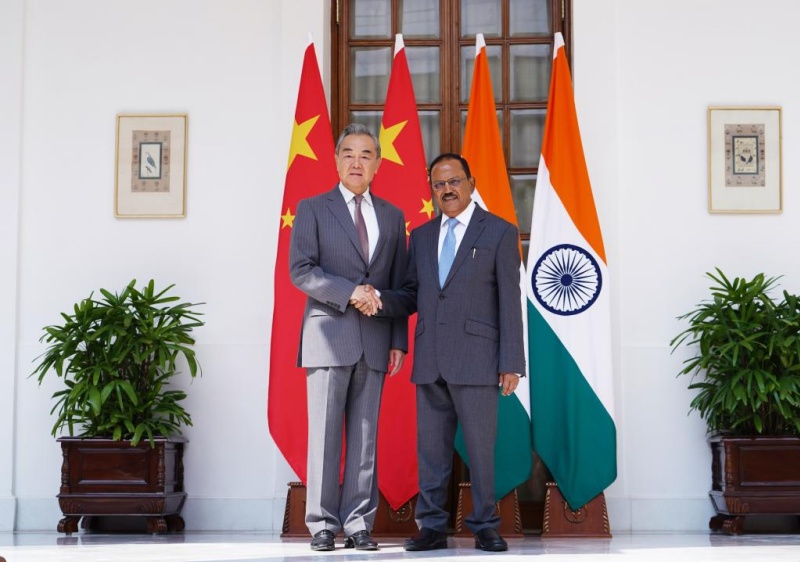 Les représentants spéciaux de la Chine et de l'Inde sur la question frontalière tiennent leur réunion à New Delhi