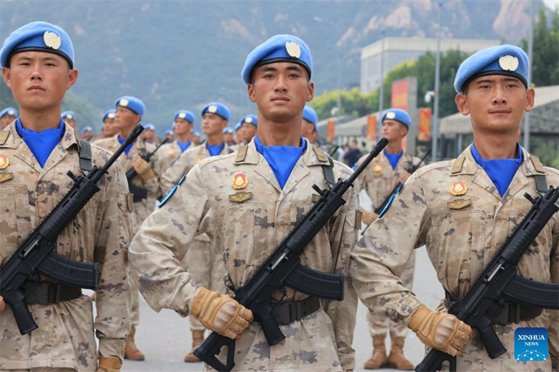 Beijing : les préparations du prochain défilé militaire du Jour de la victoire battent leur plein