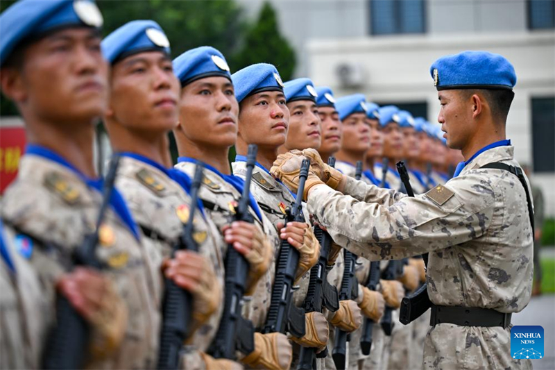 Beijing : les préparations du prochain défilé militaire du Jour de la victoire battent leur plein