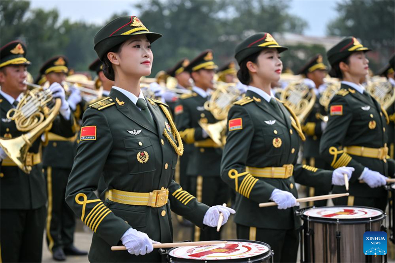 Beijing : les préparations du prochain défilé militaire du Jour de la victoire battent leur plein