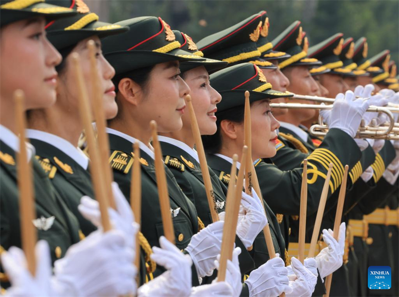 Beijing : les préparations du prochain défilé militaire du Jour de la victoire battent leur plein