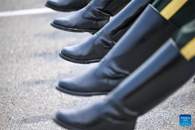 Beijing : les préparations du prochain défilé militaire du Jour de la victoire battent leur plein