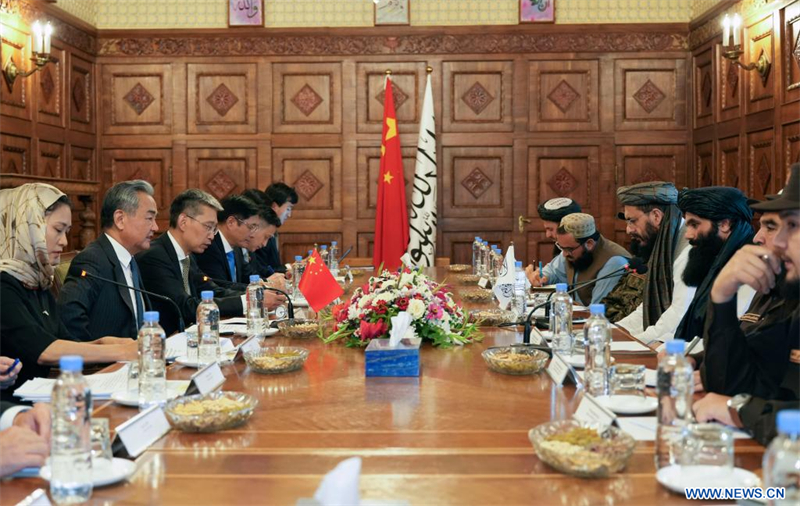 Le MAE chinois rencontre le ministre afghan de l'Intérieur