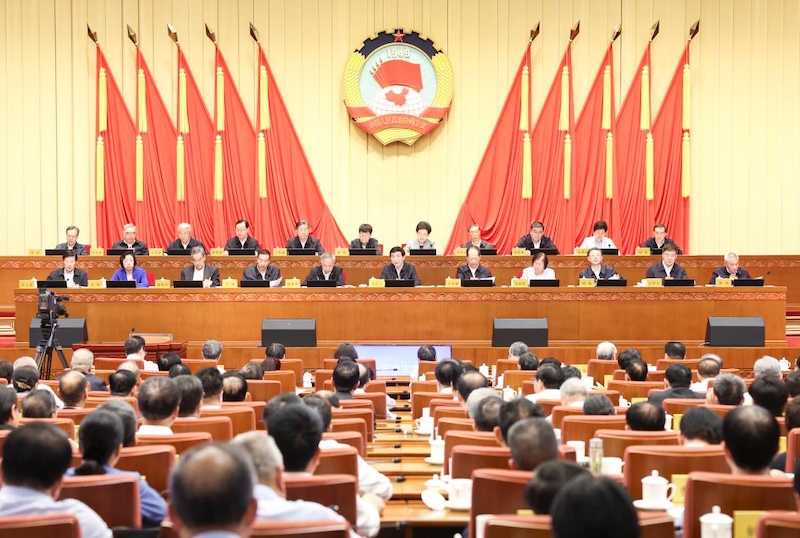 Le plus haut organe consultatif politique de la Chine cl?ture une session de son comité permanent
