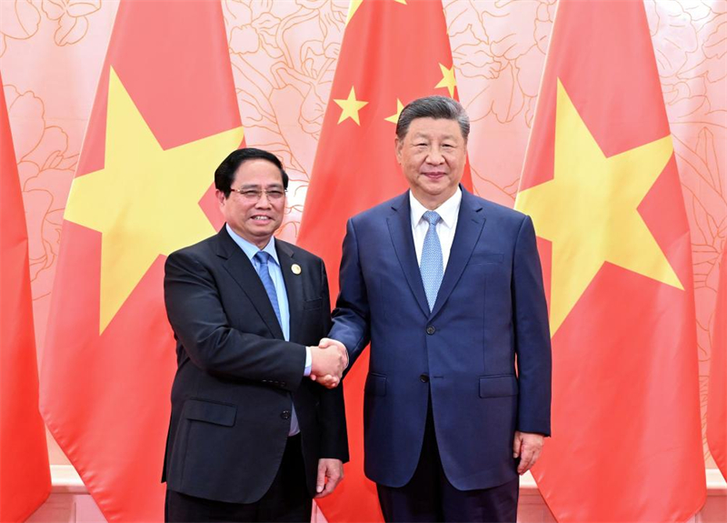 Xi Jinping rencontre le Premier ministre vietnamien