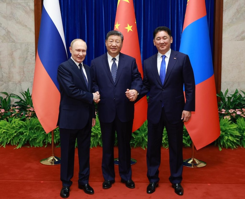 Xi Jinping appelle à renforcer la confiance politique mutuelle et la coopération entre la Chine, la Russie et la Mongolie