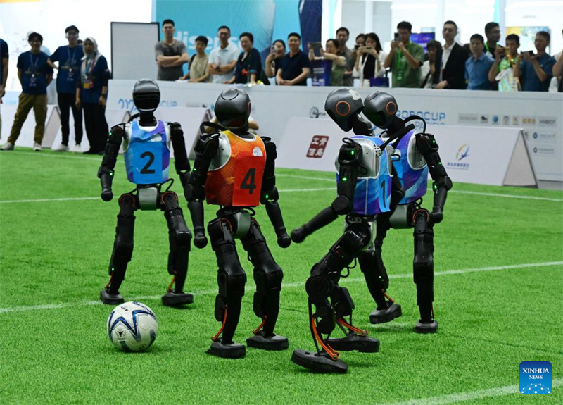 Shandong : début du tournoi sur invitation Asie-Pacifique de la Coupe du monde des robots 2025 à Qingdao