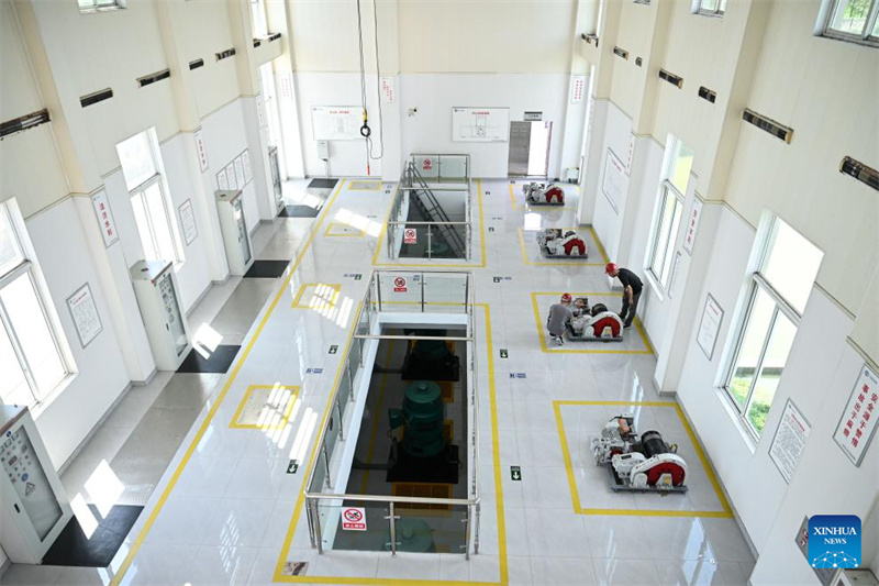 Jiangsu : le système d'irrigation du lac Chishan à Jurong