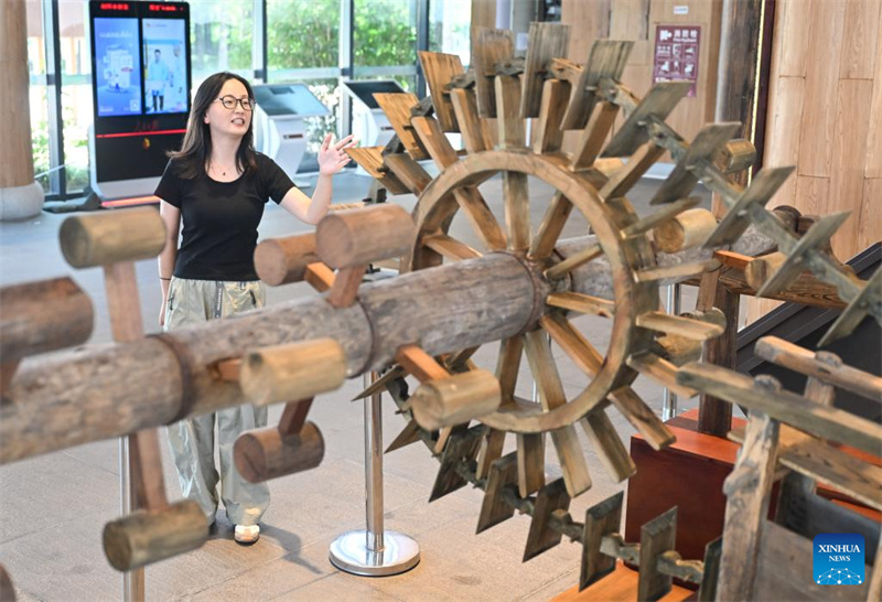 Jiangsu : le système d'irrigation du lac Chishan à Jurong