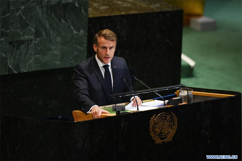 La France reconna?t l'Etat palestinien lors d'une réunion de l'ONU sur la solution à deux Etats