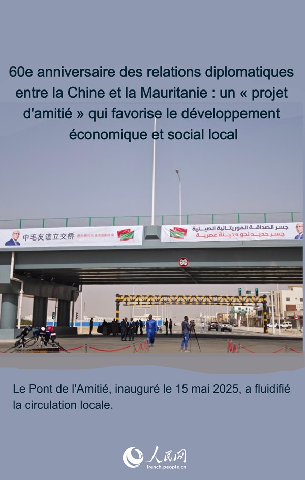 60e anniversaire des relations diplomatiques entre la Chine et la Mauritanie : un ? projet d'amitié ? qui favorise le développement économique et social local