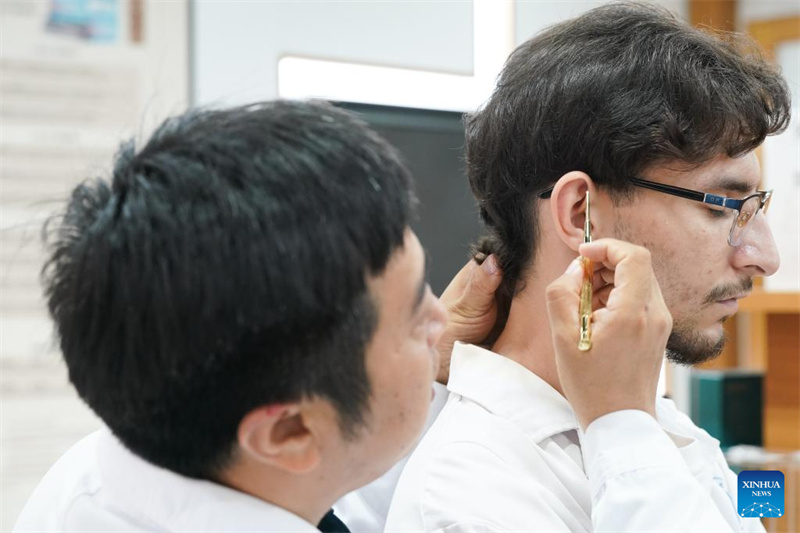 Anhui?: des étudiants étrangers apprennent la médecine traditionnelle chinoise à Hefei