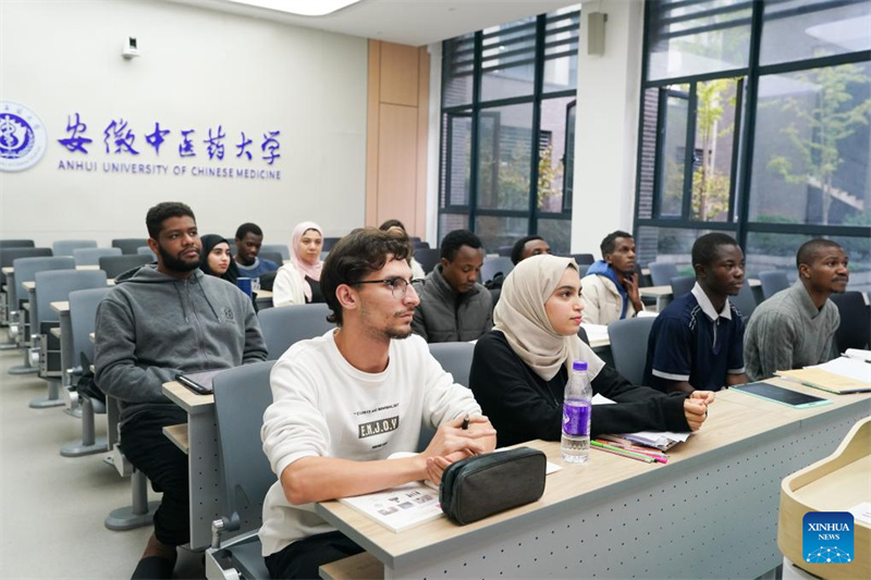 Anhui?: des étudiants étrangers apprennent la médecine traditionnelle chinoise à Hefei