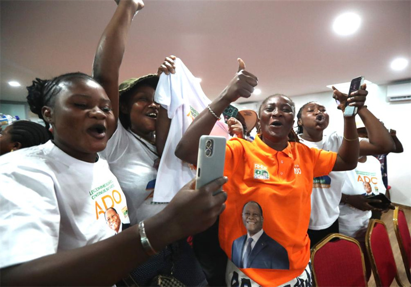 C?te d'Ivoire : Alassane Ouattara réélu avec 89,77% des voix au premier tour de la présidentielle