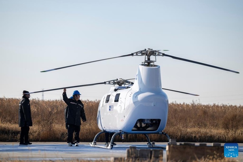 Heilongjiang?: l'hélicoptère autonome à rotor en tandem Boying T1400 a effectué son vol inaugural à Harbin