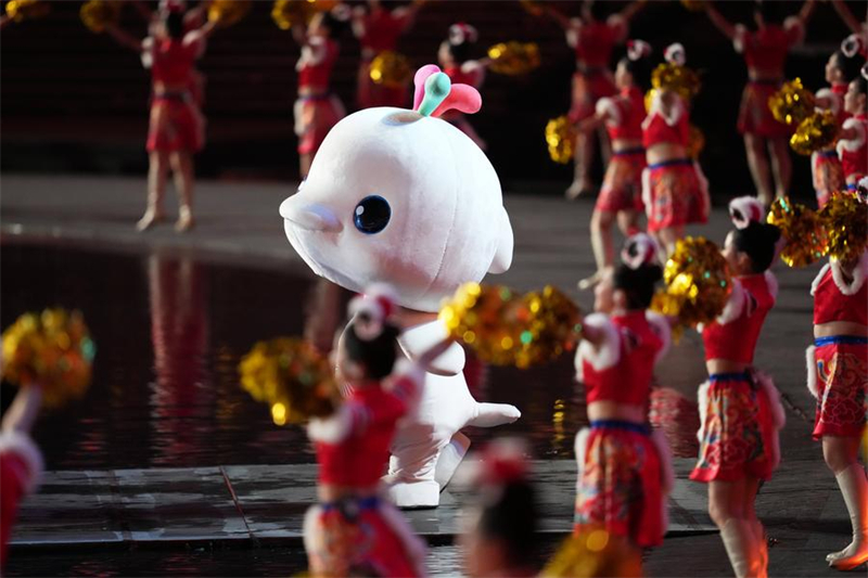 Mignonnes, rebondissantes et virales : les mascottes de dauphins chinois des Jeux nationaux envahissent Internet
