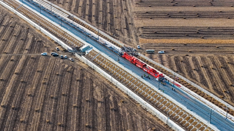 Heilongjiang?: fin de la pose de la voie ferrée à grande vitesse Harbin-Yichun