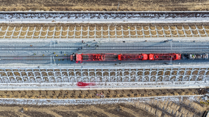 Heilongjiang?: fin de la pose de la voie ferrée à grande vitesse Harbin-Yichun