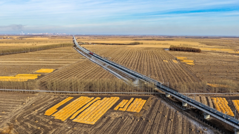 Heilongjiang?: fin de la pose de la voie ferrée à grande vitesse Harbin-Yichun